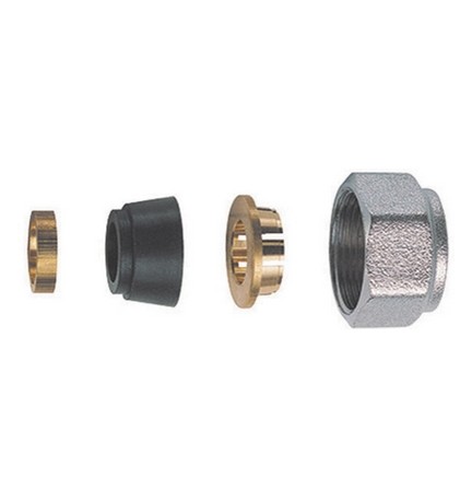 KIT DI TENUTA IN GOMMA A COMPRESSIONE PER TUBO RAME 4 PZ Diam. 10