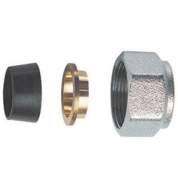 KIT DI TENUTA IN GOMMA A COMPRESSIONE PER TUBO RAME 3 PZ Diam. 16