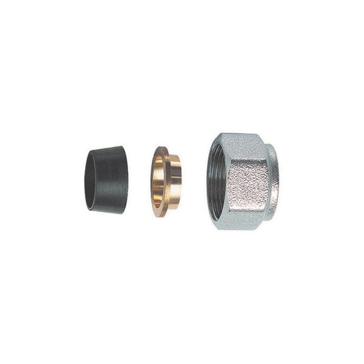 KIT DI TENUTA IN GOMMA A COMPRESSIONE PER TUBO RAME 3 PZ Diam. 16
