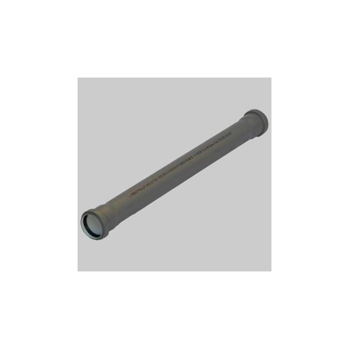 TUBO CON DUE BICCHIERI Ø 75 PP HTEM - mm 1000