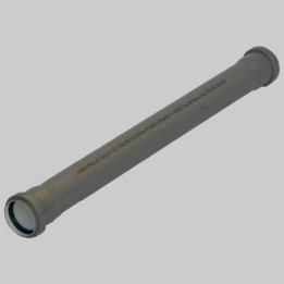TUBO CON DUE BICCHIERI Ø 125 PP HTEM - mm 500