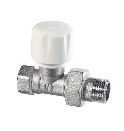 VALVOLA DIRITTA ECO ATTACCO FERRO 3/8"