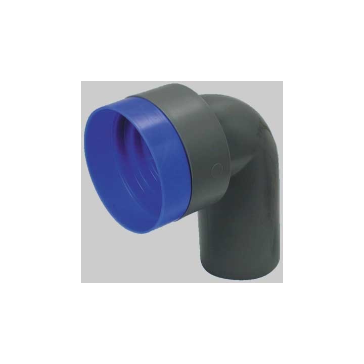 CURVA TECNICA CON TAPPO - DM. 40 Morsetto 53x50-40