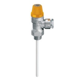 VALVOLA DI SICUREZZA COMBINATA TEMPERATURA E PRESSIONE M 3/4" x Diam. 22 6 bar