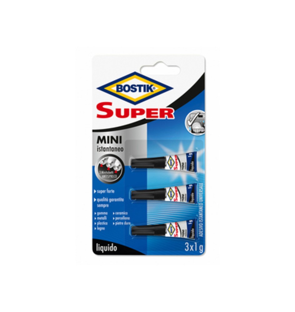 BOSTIK SUPER MINI ISTANTANEO 3X1 G BLISTER
