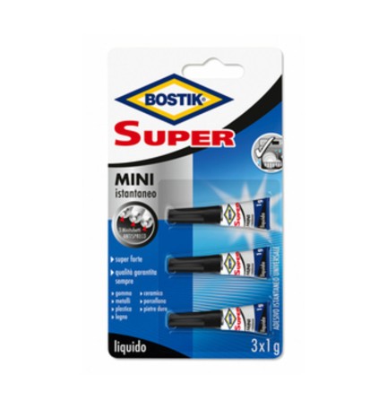 BOSTIK SUPER MINI ISTANTANEO 3X1 G BLISTER