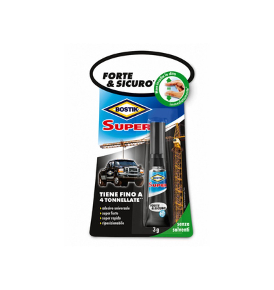 BOSTIK SUPER FORTE SICURO 3 G BLISTER