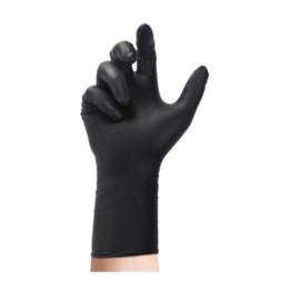 GUANTI NITRILE NERO CAT. III 30 CM TG.XL 50 PZ SPESSORATO