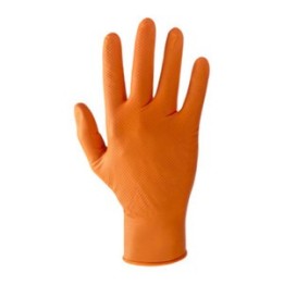 GUANTI NITRILE ARANCIONE CAT. III TG. M 50 PZ