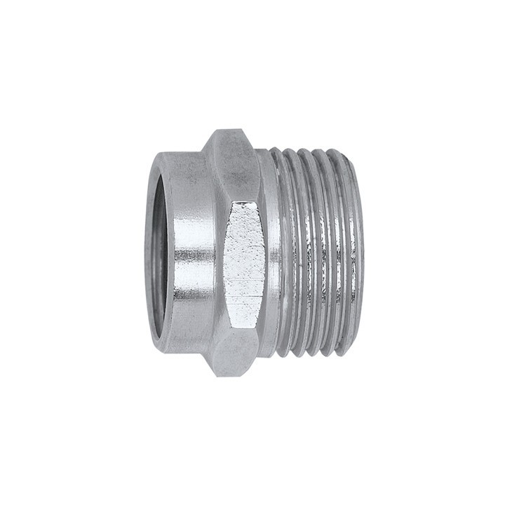 RACCORDO FEMMINA BICONO CROMATO 23 p. 1,5 M x 3/4" M