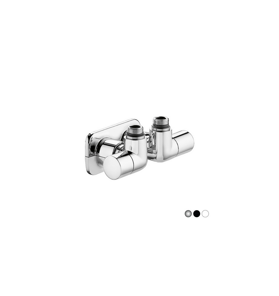 VALVOLA TERMOSTATIZZABILE DETENTORE A DOPPIA SQUADRA VERSIONE DX 1/2" 23 p.1,5 Cromo