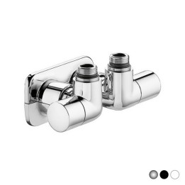 VALVOLA TERMOSTATIZZABILE DETENTORE A DOPPIA SQUADRA VERSIONE DX 1/2" 23 p.1,5 Bianco