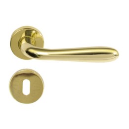 MANIGLIA ALLUMINIO AGNONE C/BOCCHETTA ORO