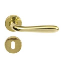 MANIGLIA ALLUMINIO AGNONE C/BOCCHETTA ORO