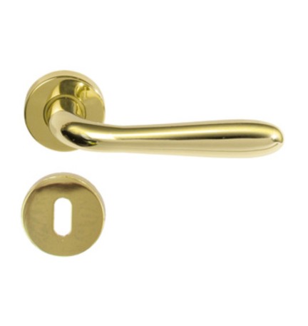 MANIGLIA ALLUMINIO AGNONE C/BOCCHETTA ORO