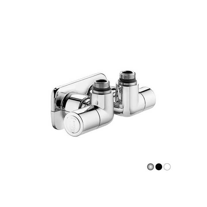 VALVOLA TERMOSTATIZZABILE DETENTORE A DOPPIA SQUADRA VERSIONE SX 1/2" 23 p.1,5 Cromo