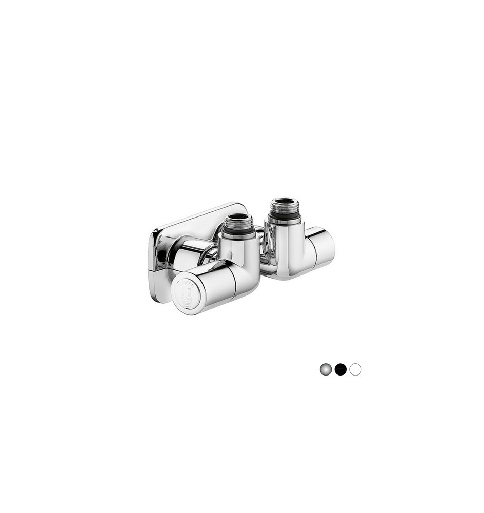 VALVOLA TERMOSTATIZZABILE DETENTORE A DOPPIA SQUADRA VERSIONE SX 1/2" 23 p.1,5 Nero