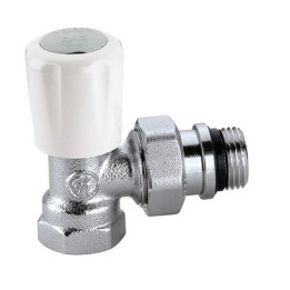VALVOLA TERMOSTATIZZABILE A SQUADRA PER TUBO IN FERRO 3/8"