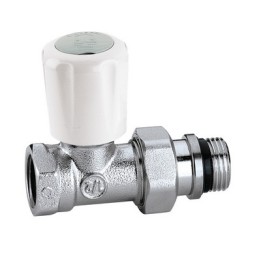 VALVOLA TERMOSTATIZZABILE DIRITTO PER TUBO IN FERRO 3/8"