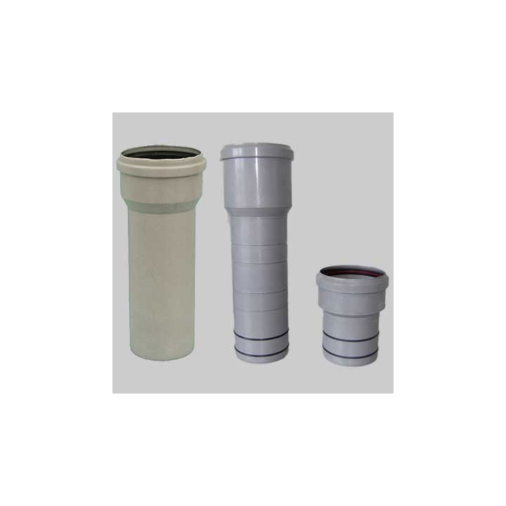 TRONCHETTO IN PP ATTACCO AL PVC - 110x100 L 90 mm
