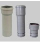 TRONCHETTO IN PP ATTACCO AL PVC - 110x100 L 265 mm