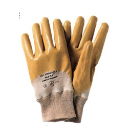 GUANTI NITRILE GIALLO C/POLSO TG.10