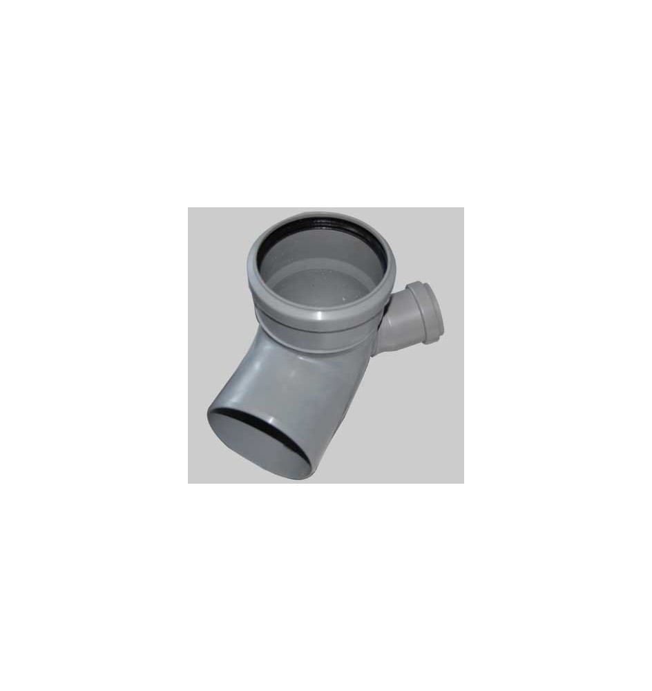 CURVA HTB ANGOLO 87,5° CON ATTACCO LATERALE - 110/40 dx