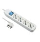 MULTIPRESA 4P BIP/SCHUKO+INTERR BIANCO FIG.8