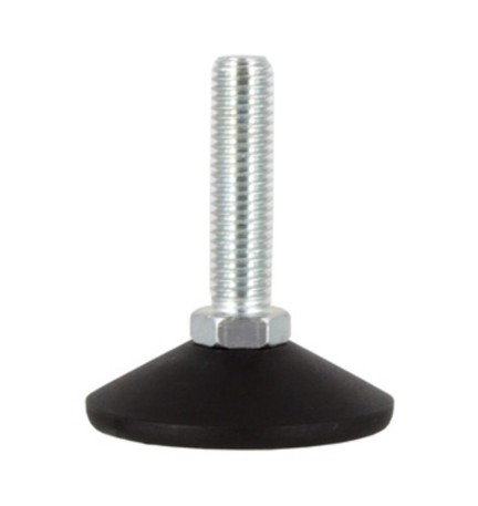 PIEDINO REGOLABILE ACCIAIO ZINCATO MA10 X D 40 MM