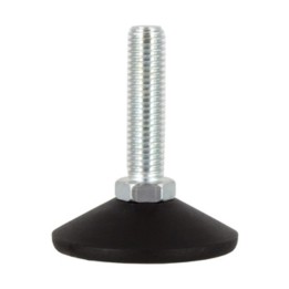 PIEDINO REGOLABILE ACCIAIO ZINCATO MA10 X D 50 MM