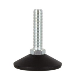 PIEDINO REGOLABILE ACCIAIO ZINCATO MA10 X D 50 MM