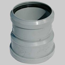 MANICOTTO DUE BICCHIERI COLLEGAMENTO - Pvc Ø 100 F - PP Ø 110 F