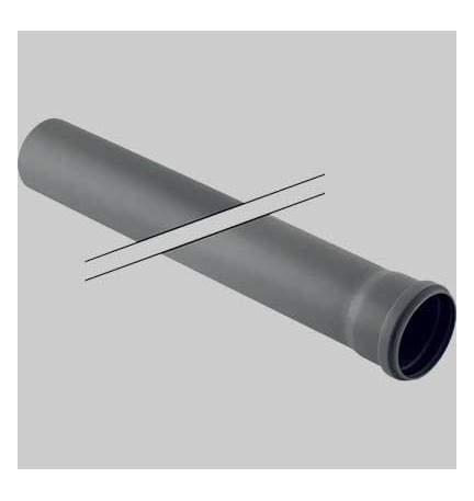 TUBO GEBERIT PP-HTS A 1 BICCHIERE DM 110 - 100 cm
