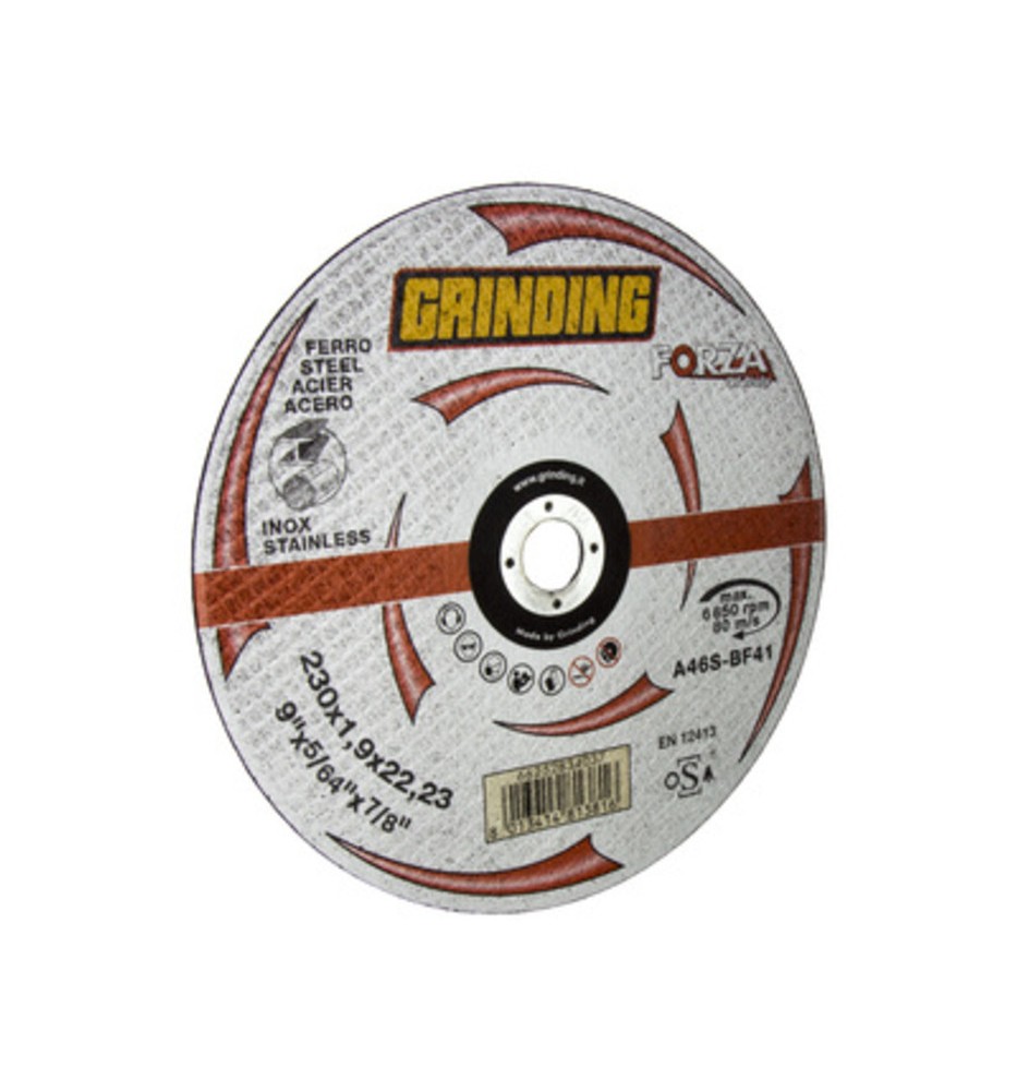 GRINDING FORZA DISCO FERRO PIANO 230X1,9