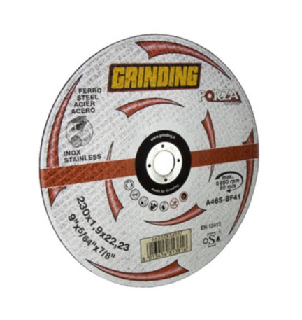 GRINDING FORZA DISCO FERRO PIANO 230X1,9
