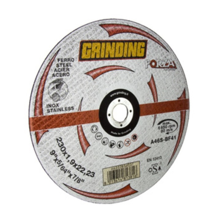 GRINDING FORZA DISCO FERRO PIANO 230X1,9
