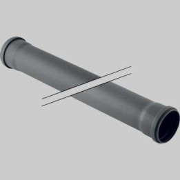 TUBO GEBERIT PP-HTS A 2 BICCHIERI DM 50 - 100 cm