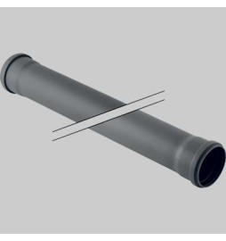 TUBO GEBERIT PP-HTS A 2 BICCHIERI DM 50 - 100 cm