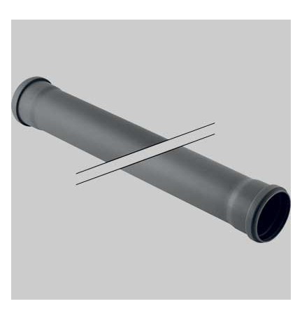 TUBO GEBERIT PP-HTS A 2 BICCHIERI DM 50 - 100 cm