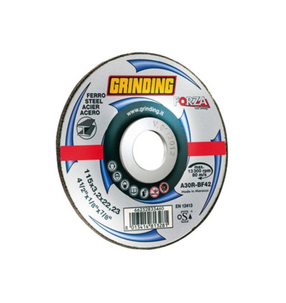 GRINDING FORZA DISCO FERRO PIANO 115X3,2