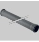 TUBO GEBERIT PP-HTS A 2 BICCHIERI DM 110 - 100 cm