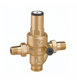RIDUTTORE DI PRESSIONE MM CON ATTACCO MANOMETRO 1"1/2