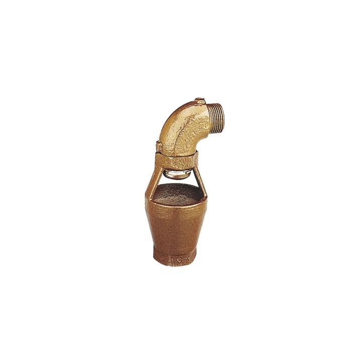 IMBUTO DI SCARICO CON CURVA ORIENTABILE MF 3/4"