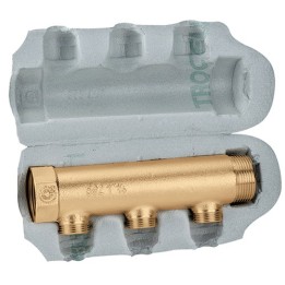 COLLETTORE SEMPLICE COMPONIBILE 1" x 3 der. M 3/4"
