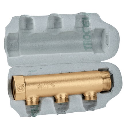 COLLETTORE SEMPLICE COMPONIBILE 1" x 3 der. M 3/4"