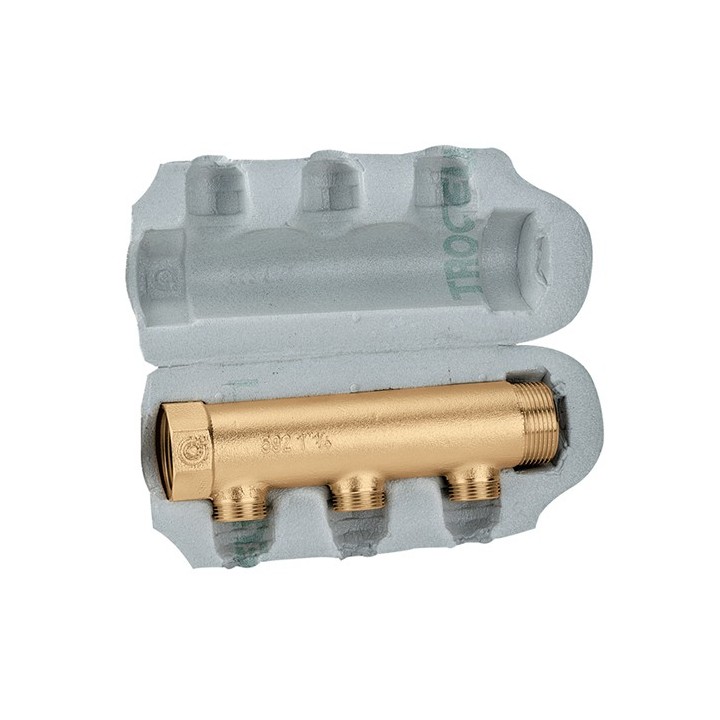 COLLETTORE SEMPLICE COMPONIBILE 1" x 3 der. M 3/4"