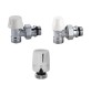 KIT VALVOLA + DETENTORE + COMANDO TERMOSTATICO 3/8" a squadra