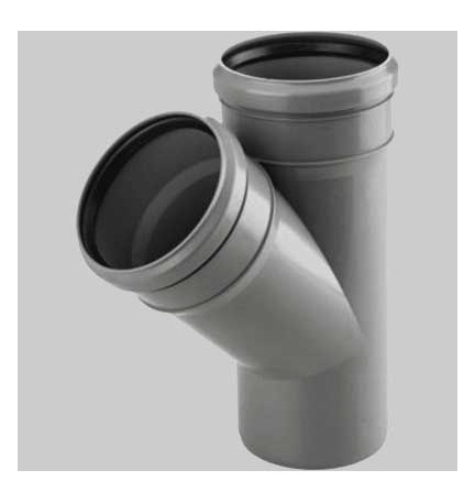 BRAGA UGUALE PP-HTS GEBERIT - DM 110-110 87,5°