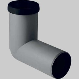 CURVA PER WC A PAVIMENTO CON MANICOTTO PROLUNGATO GEBERIT - DM 110