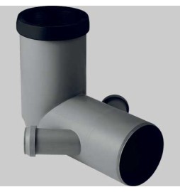 CURVA PER WC A PAVIMENTO CON DUE ATTACCHI GEBERIT - DM 110-40